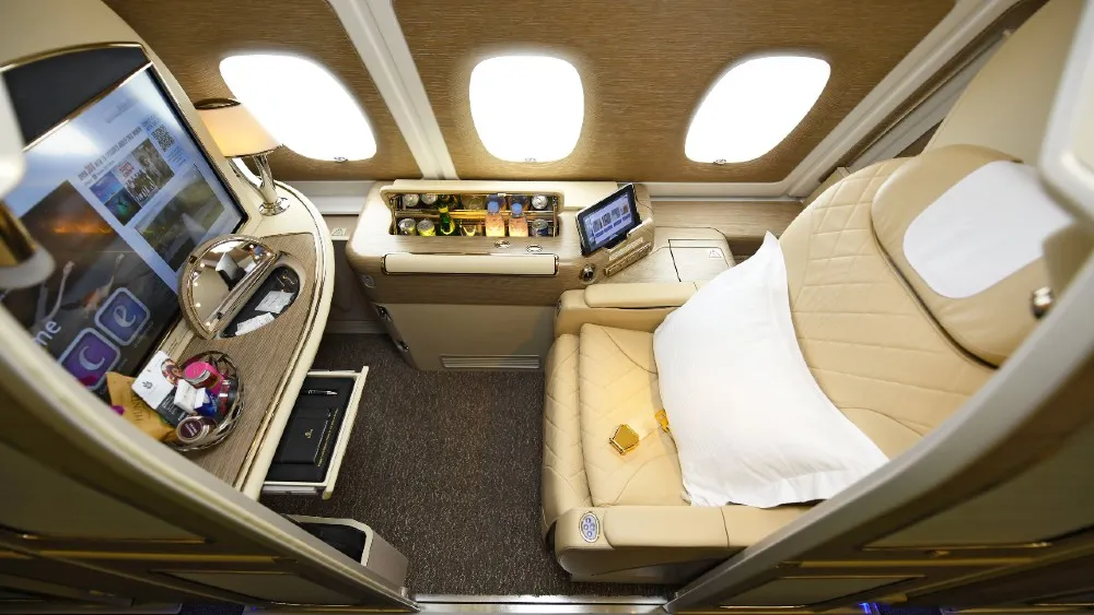 cabine di lusso Emirates first class