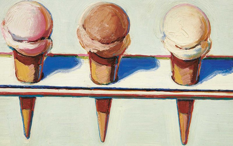 Wayne-Thiebaud-three-cones-robb-report-italia